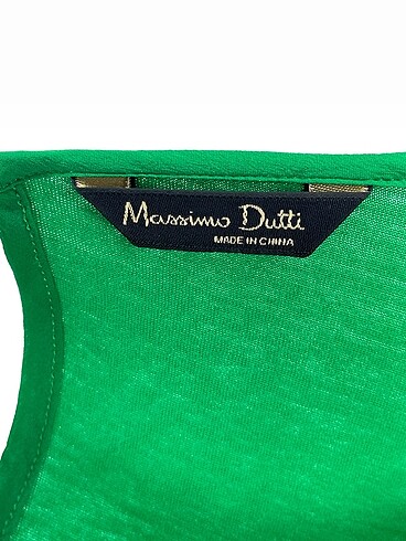 m Beden yeşil Renk Massimo Dutti Bluz %70 İndirimli.
