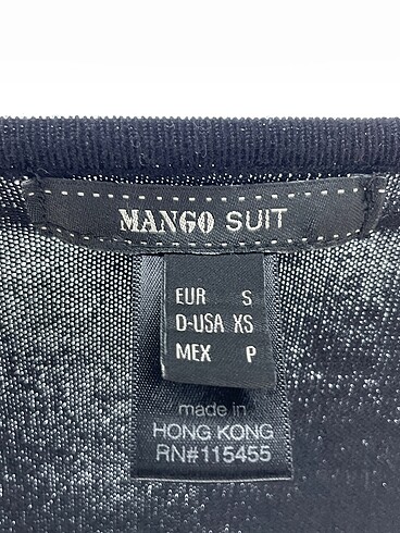 s Beden siyah Renk Mango Bluz %70 İndirimli.
