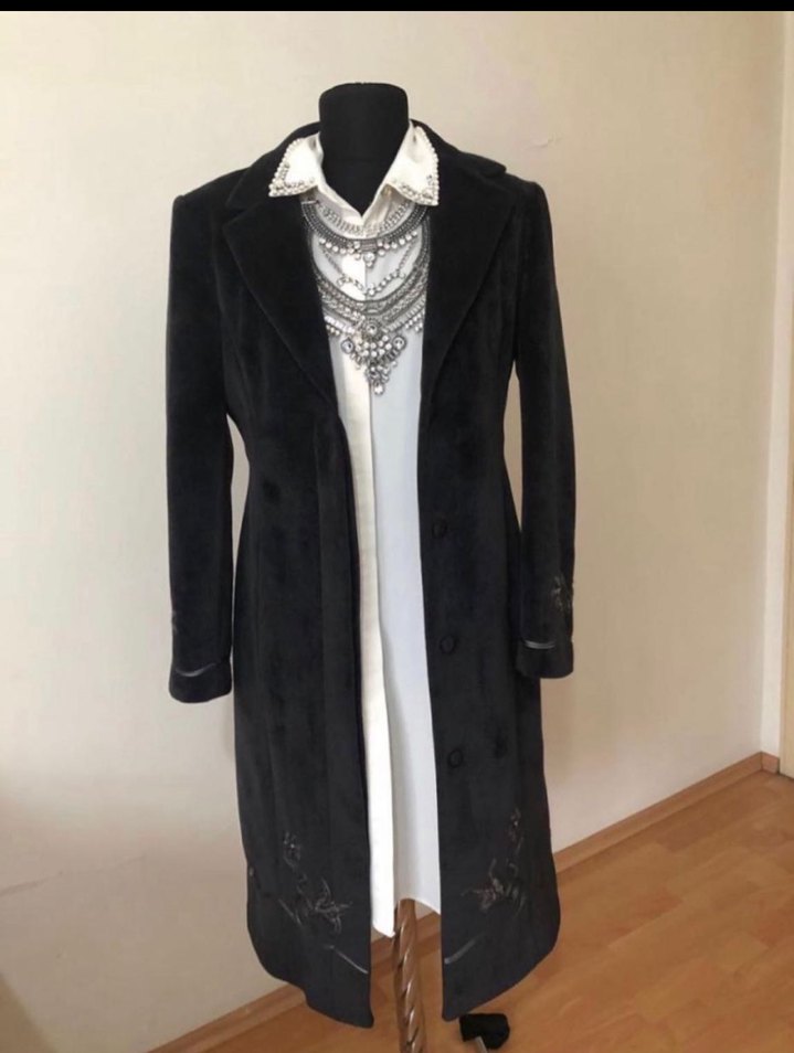 Antrqsitm fitilli kalın kadife kaban - Görsel 2