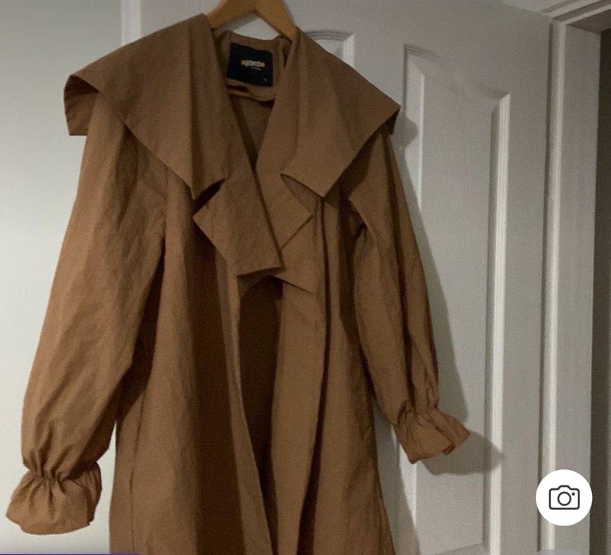 Camel tarz ceket/ tunik/trench - Görsel 5