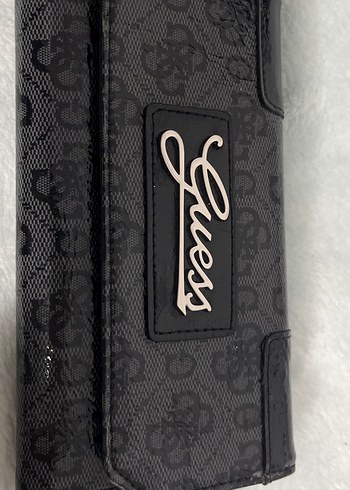 Guess Siyah Baskılı Fermuarlı Kadın Cüzdan - Görsel 4