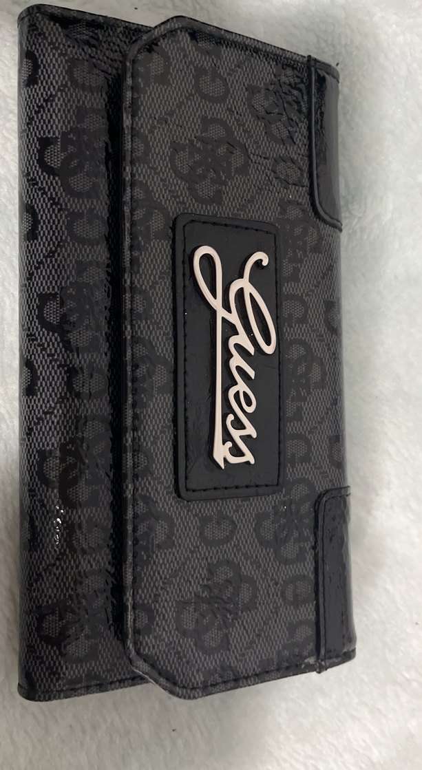 Guess Siyah Baskılı Fermuarlı Kadın Cüzdan - Görsel 4