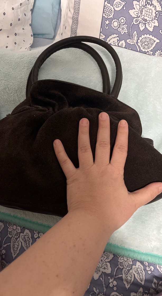 Kahverengi Süet  Kadın Çanta - Görsel 4