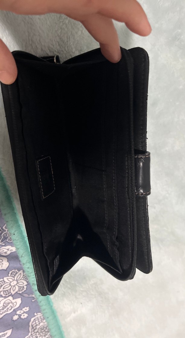 Desenli çok gözlü cüzdan - Görsel 2