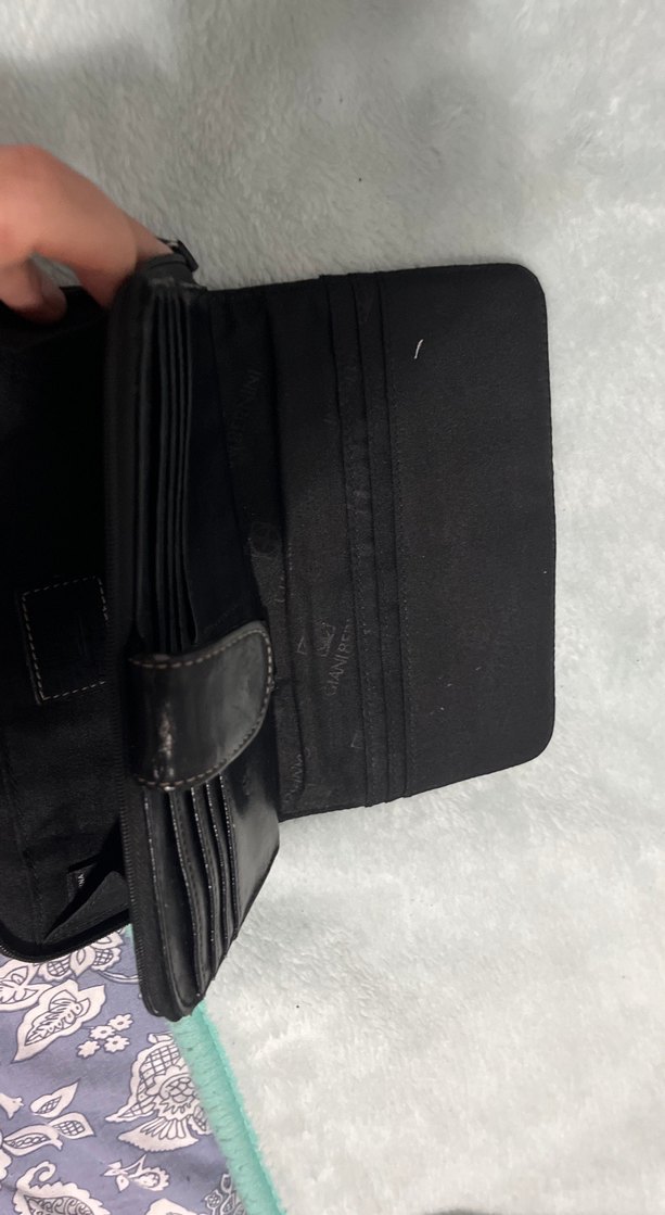 Desenli çok gözlü cüzdan - Görsel 3