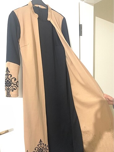 l Beden camel Renk Abiye / Elbise
