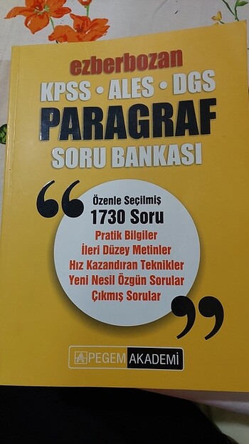  PARAGRAF EZBERBOZAN SORU BANKASI