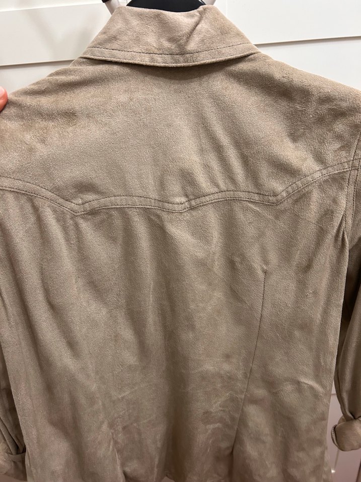 Pull and bear Bej Süet - Görsel 2