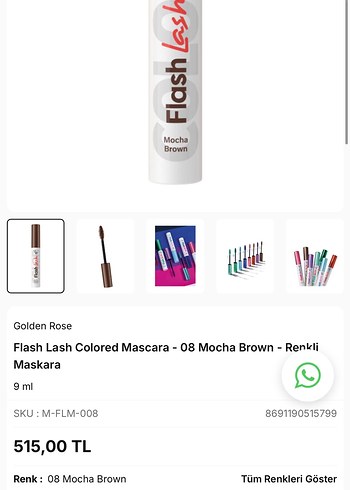 Golden rose maskara - Görsel 4