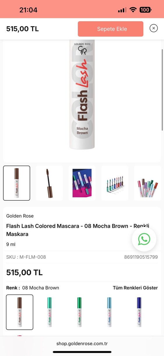 Golden rose maskara - Görsel 4