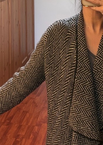 s Beden camel Renk Zara yün ceket