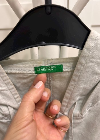 Benetton keten Gömlek - Görsel 2