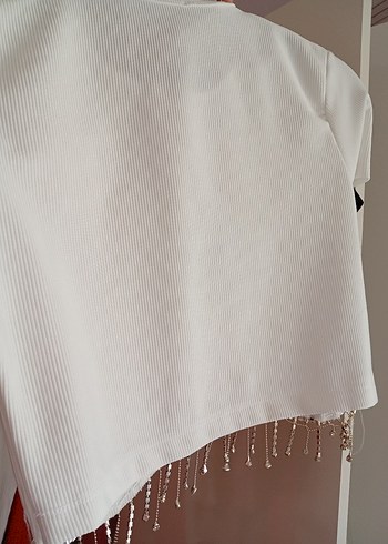 Zincir Detaylı Beyaz Kadın El Zinciri - Görsel 3