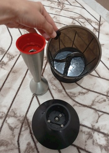  Beden awox yedek parça Siyah Plastik ve Gri Metal Blender Parçaları