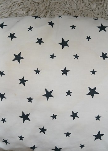 Yıldız Desenli Beyaz Çocuk Yastığı - Görsel 2