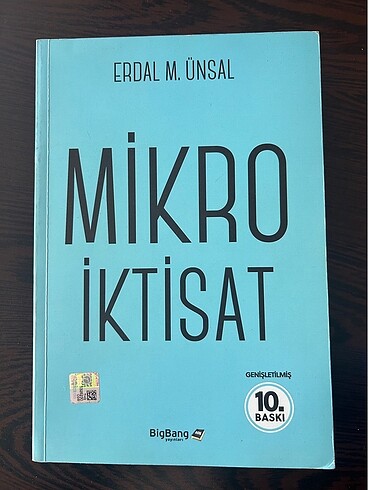 ERDAL M. ÜNSAL MİKRO İKTİSAT KONU ANLATIM KİTABI