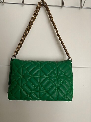 Yeşil Deri çanta