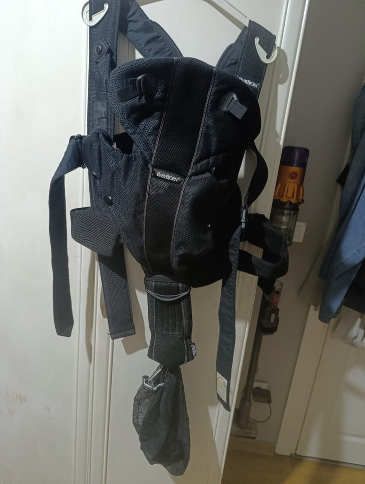 Siyah Bebek Taşıma Askısı - Görsel 3