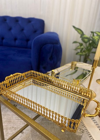 Gold söz nişan tepsisi