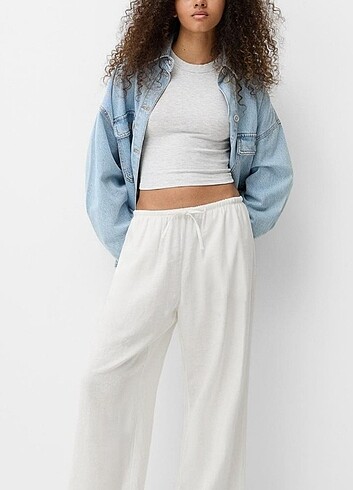Bershka Keten Pantolon 