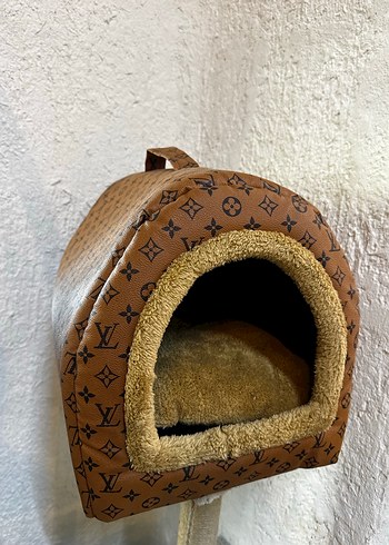 Kahverengi Yumuşak Kedi Yatağı - Görsel 3