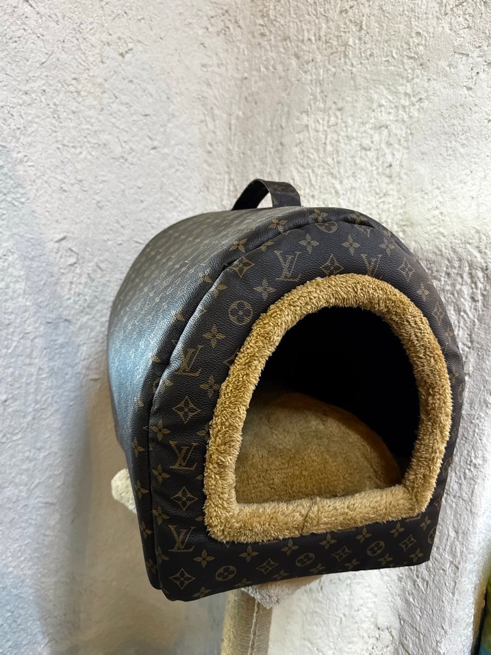 Kahverengi Yumuşak Kedi Yatağı - Görsel 2