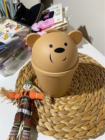  Beden Teddy bebek odası dekoratif çöp kovası