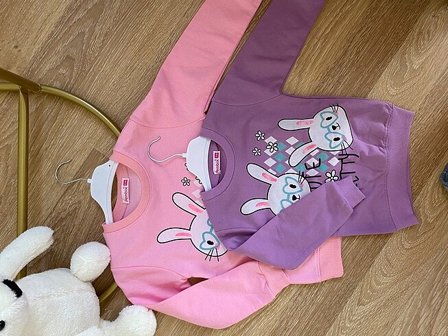 5 Yaş Beden pembe Renk Kız çocuk sweatshirt