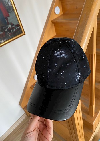 Siyah Ayarlanabilir Sokak Stili Kadın Şapka - Görsel 2