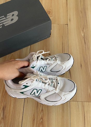 New Balance Beyaz Gri Platform Spor Ayakkabı - Görsel 6