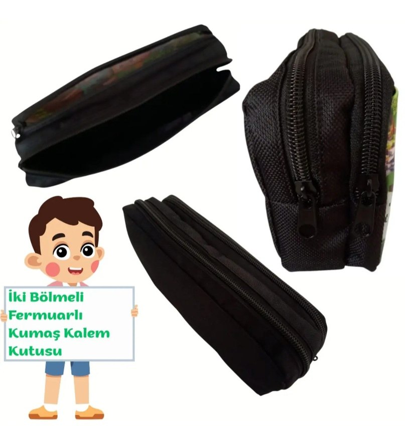 Minecraft Temalı Renkli iki bölmeli Kalem Kutusu - Görsel 3