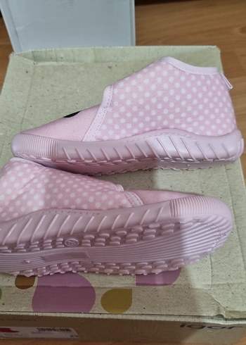 Kız Çocuk Pembe Minnie Mouse Sıcak Panduf - Görsel 2