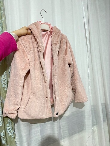 Pembe peluş kaban