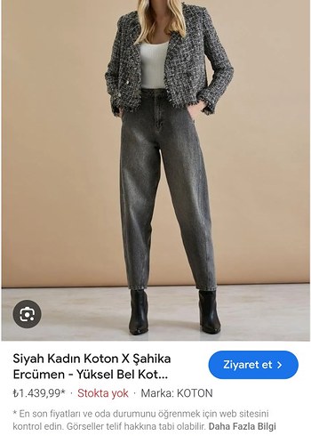 Beyaz Kadın Pamuklu Regular Fit Jean - Görsel 10