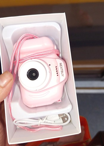 Pastel Pembe Dijital Kamera - Görsel 2
