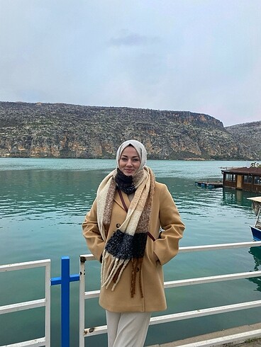 38 Beden camel Renk Kaşe kaban