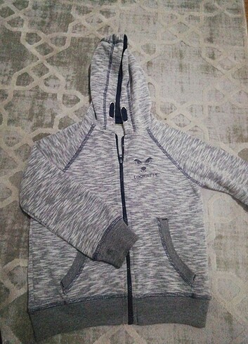 Erkek çocuk fermuarlı sweatshirt
