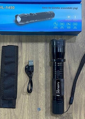 Soklu el feneri usbli elektro