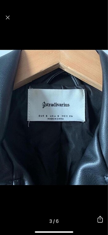 s Beden Stradivarius deri ceket