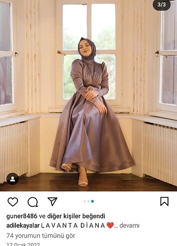 m Beden Tesettür elbise + şal dahil