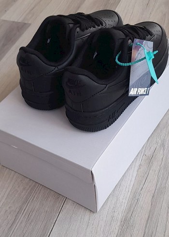 37 Beden Nike Air Force Siyah Kadın Spor Ayakkabı
