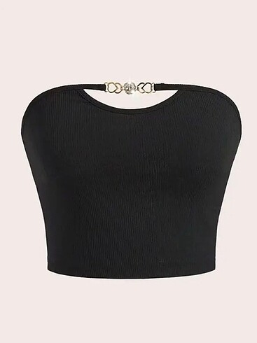 Bershka siyah crop