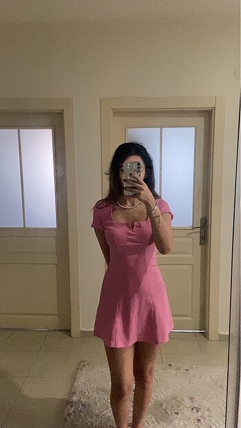 Koton pembe yazlık elbise
