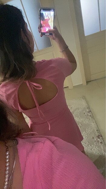 xs Beden pembe yazlık elbise
