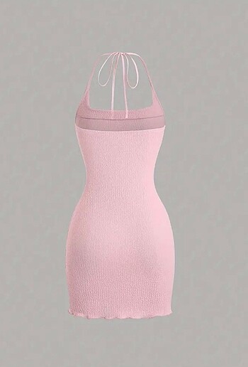Bershka pembe günlük elbise