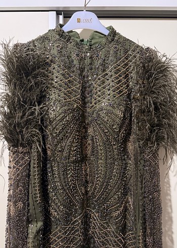 Özel tasarım tesettür abiye - Görsel 2