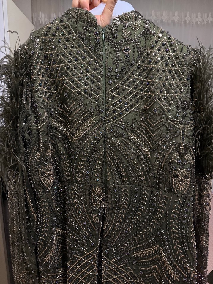 Özel tasarım tesettür abiye - Görsel 4