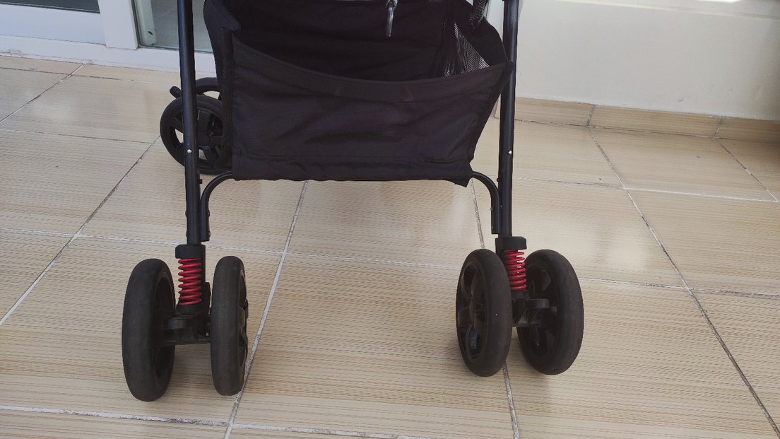 Prego kırmızı Bebek Arabası - Görsel 3