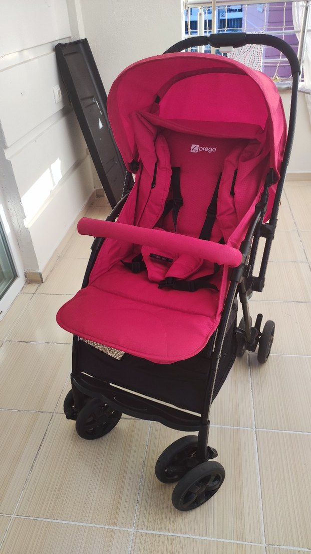 Prego kırmızı Bebek Arabası - Görsel 2