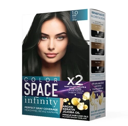 Color Space İnfinity Set Boya 1.0 Siyah